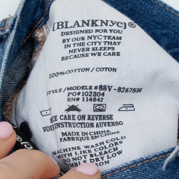 Blank NYC Hi Rise Denim Shorts Women's Size 25 - Picture 6 of 6